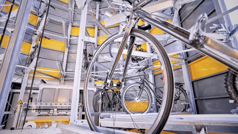 BikeSafe 885 | Safe and Secure Bike Parking System